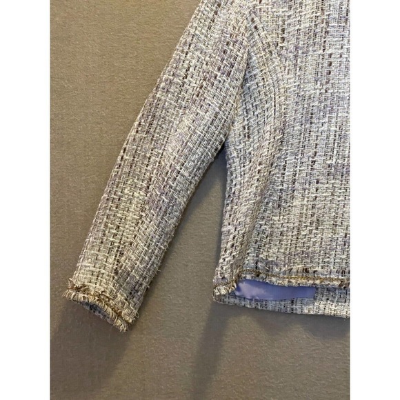 Chico's Jacket Women's 1 Brown Sparkle - Picture 9 of 12